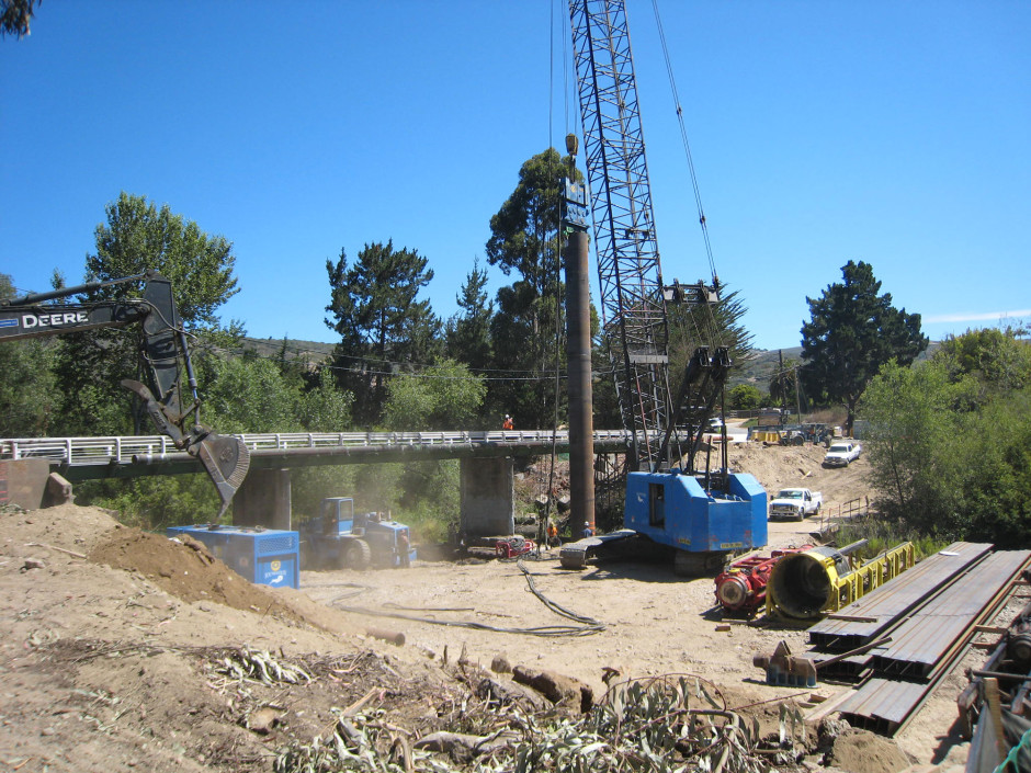 Schulte Bridge Replacement Project - Schulte Road, Carmel, CA - Provided SWPPP inspection services while bridge under construction in 2012-13