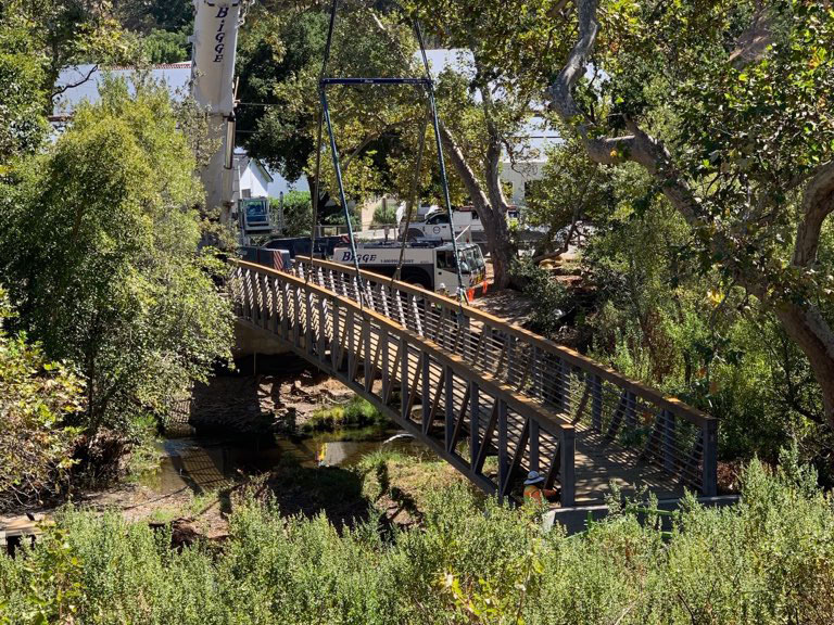 5 - Bridge Installed by Crane